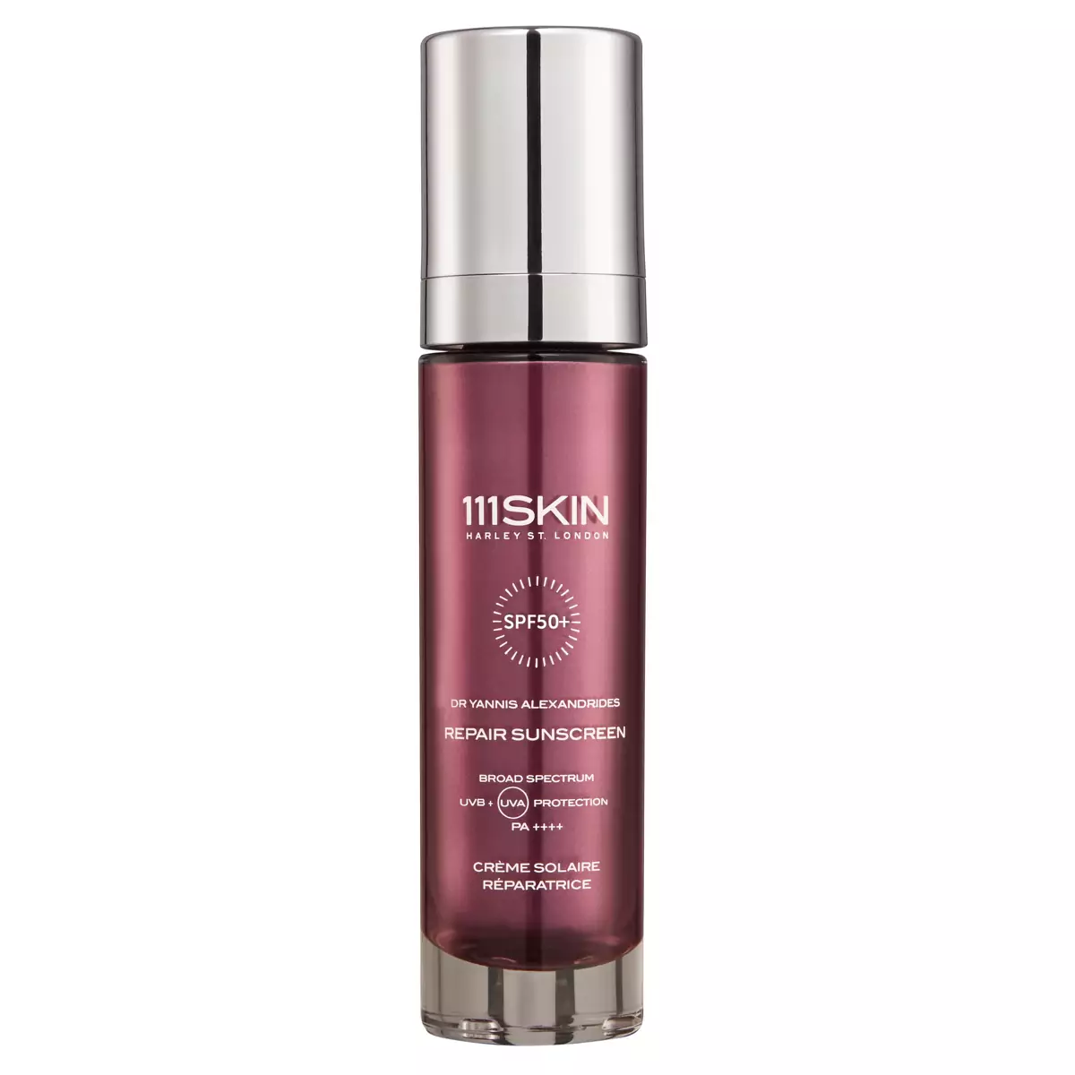Защитный легкий восстанавливающий крем для лица 111SKIN Repair Sunscreen SPF50