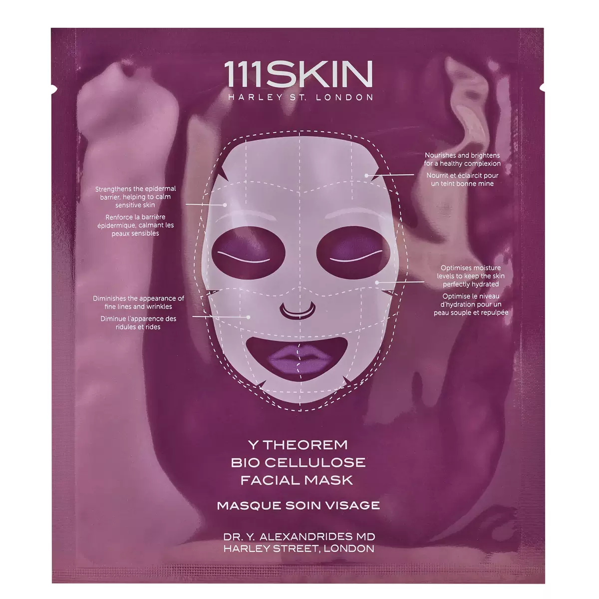 Маски для лица из биоцеллюлозы 111SKIN Y Theorem Bio cellulose Facial Mask Box