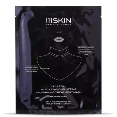 Подтягивающая и укрепляющая маска для шеи 111SKIN Black Diamond Lifting and Firming Mask