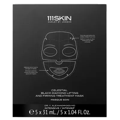 Подтягивающая и укрепляющая маска для лица 111SKIN Celestial Black Diamond Lifting and Firming Treatment Mask