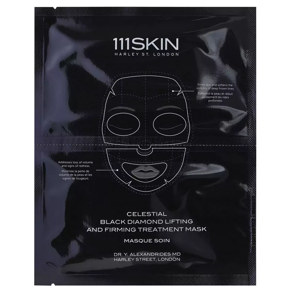 Подтягивающая и укрепляющая маска для лица 111SKIN Celestial Black Diamond Lifting and Firming Treatment Mask