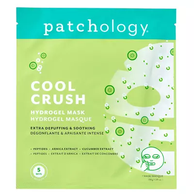 Гидрогелевая маска для уменьшения отеков лица Patchology Cool Crush Extra-Depuffing Hydrogel Face Mask