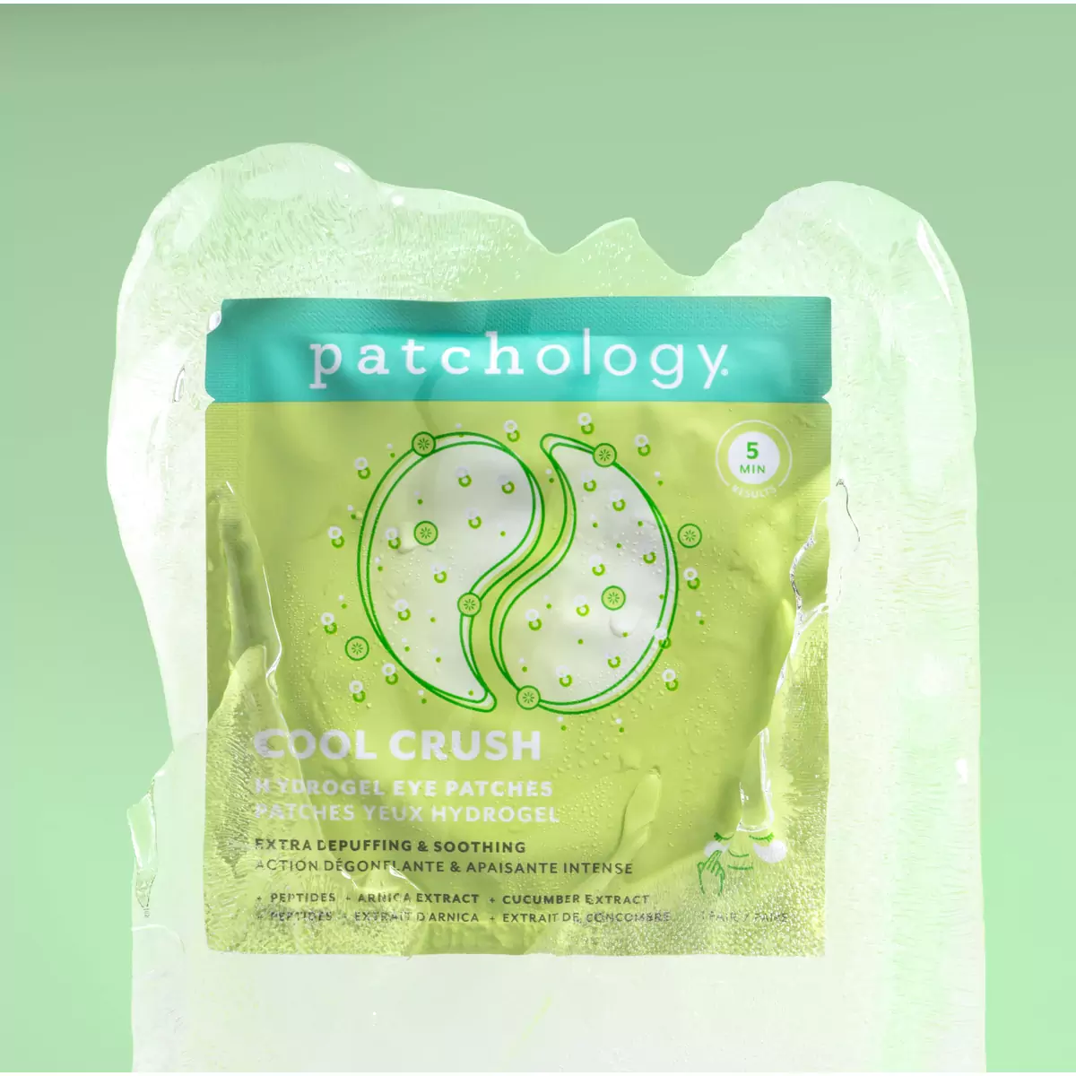 Гидрогелевые патчи для уменьшения отеков под глазами Patchology Cool Crush Extra-Depuffing Hydrogel Eye Patches