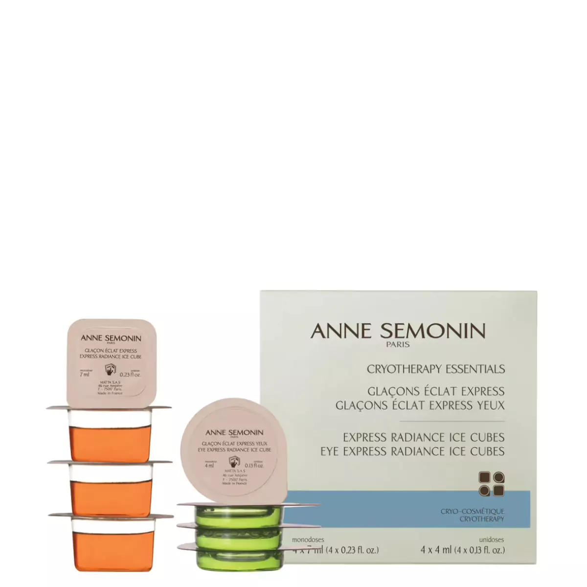 Кубики льоду для обличчя Anne Semonin Cryotherapy Essentials Face and Eyes Cubes