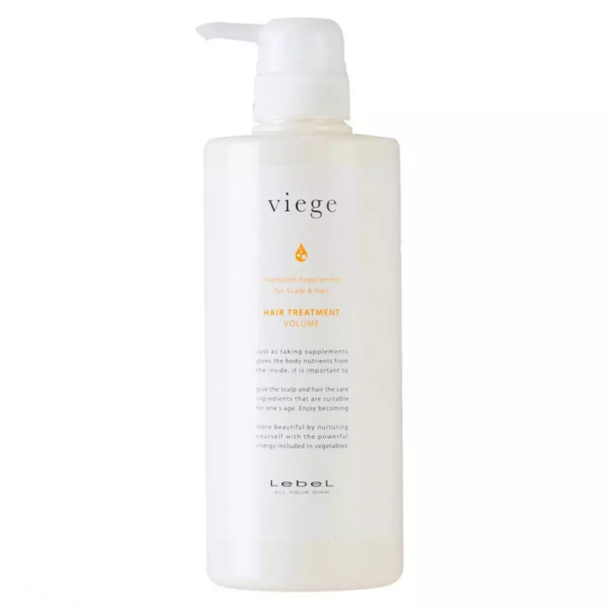 Маска для объема волос Lebel Viege Treatment VOLUME