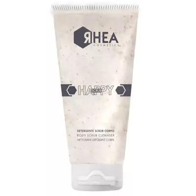 Очищающий скраб для тела двойного действия RHEA HAPPYSCRUB