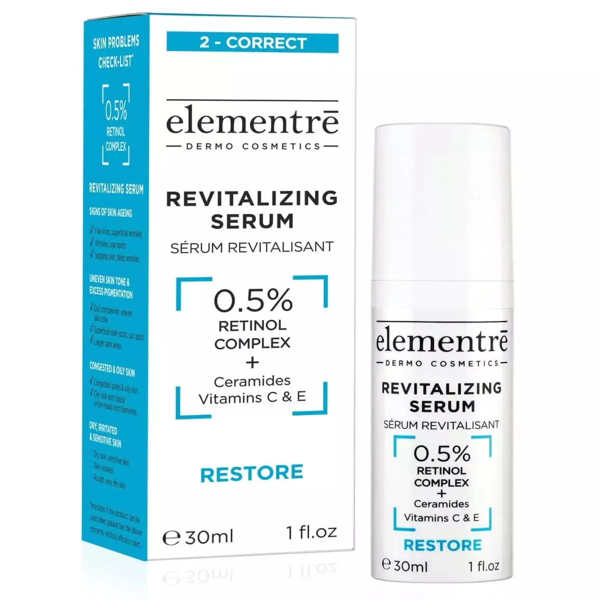 Ревитализирующая сыворотка Elementre 0.5% Retinol Complex Revitalizing Serum