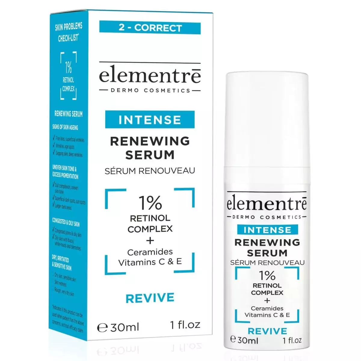 Відновлювальна сироватка Elementre Renewing Serum 1% Retinol