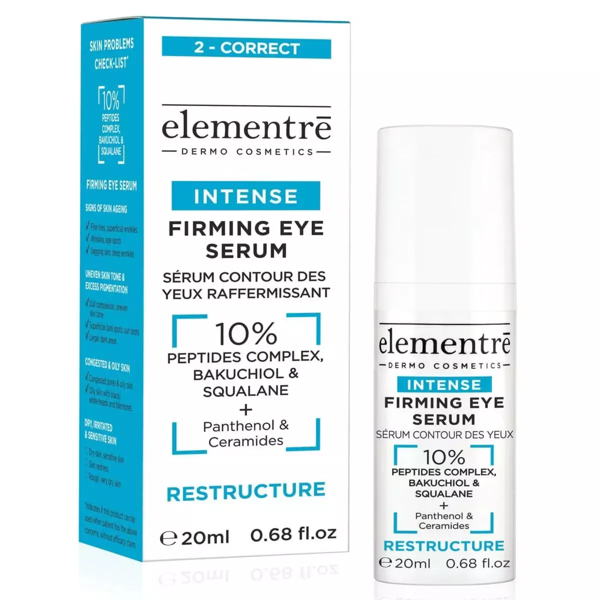 Зміцнююча сироватка для очей Elementre Firming Eye Serum 10%