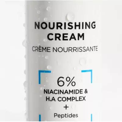 Живильний зволожуючий крем Elementre 6% Niacinamide and Hyaluronic Acid