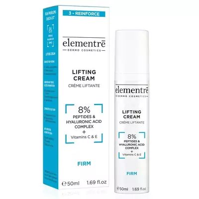 Ліфтинговий крем Elementre 8% Peptides and Hyaluronic Acid