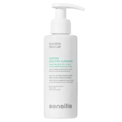 Бурштинове желе-олія для вмивання Sensilis Succinic Jelly Oil Cleanser