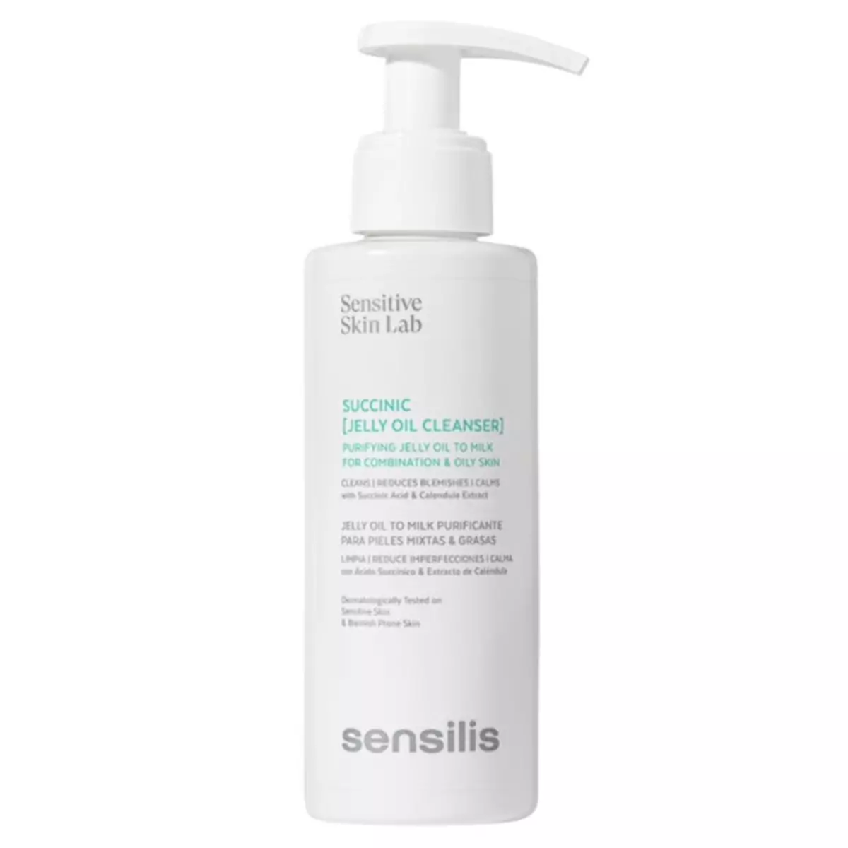 Бурштинове желе-олія для вмивання Sensilis Succinic Jelly Oil Cleanser