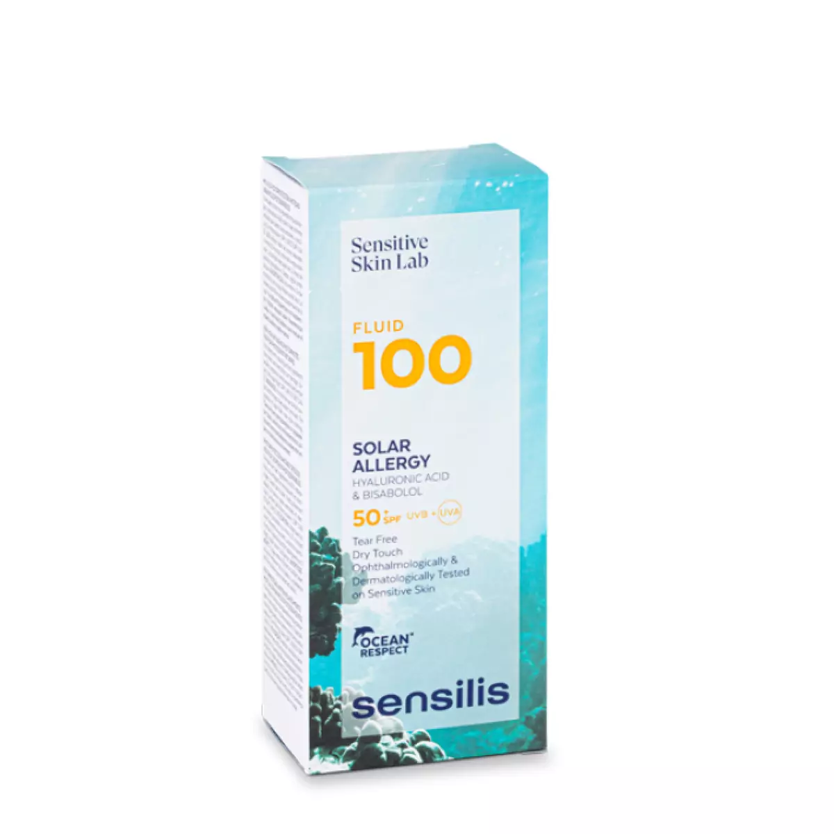 Фотозахисний флюїд для фоточутливої та реактивної шкіри Sensilis Ultrafluido 100 Solar Allergy