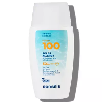 Фотозахисний флюїд для фоточутливої та реактивної шкіри Sensilis Ultrafluido 100 Solar Allergy