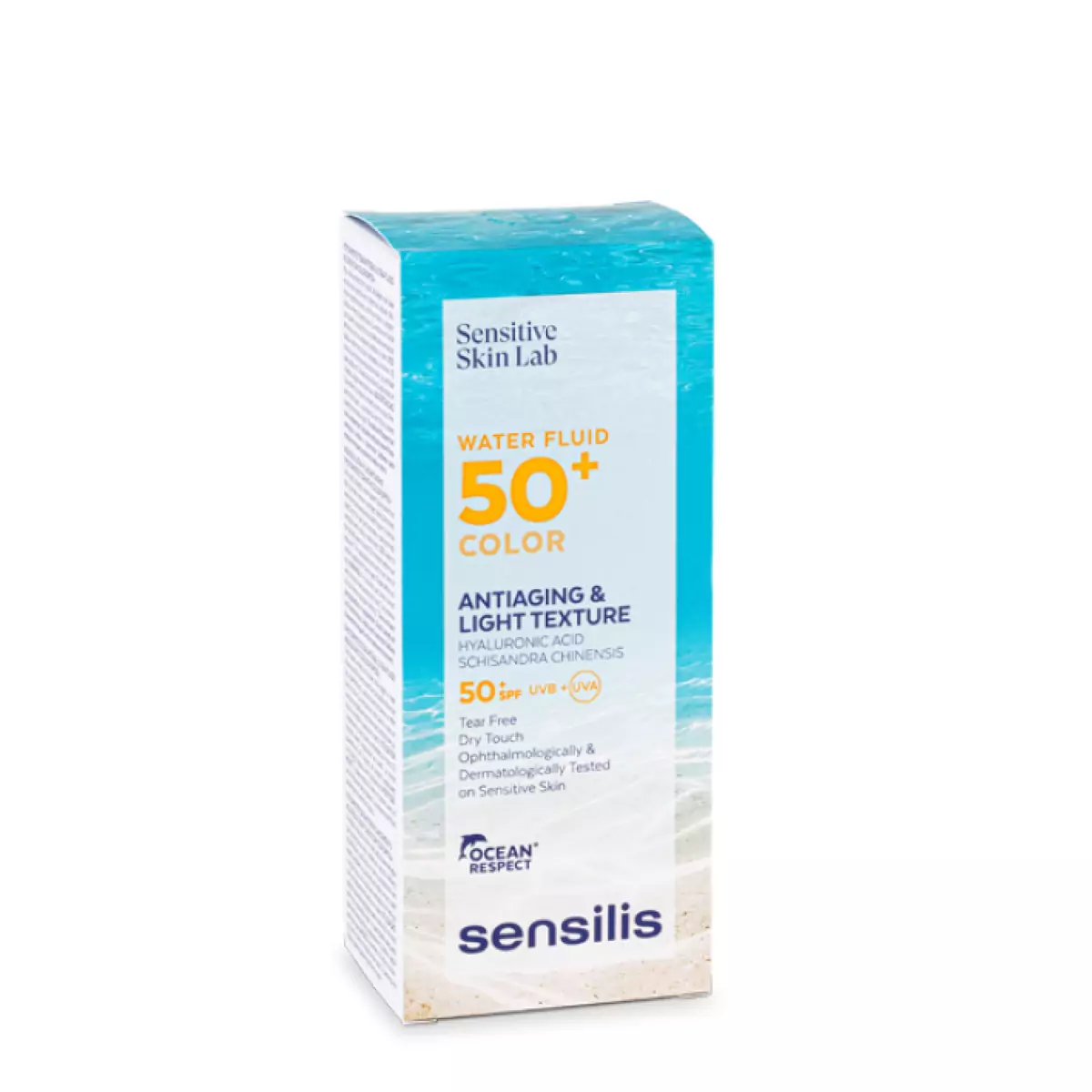 Сонцезахисний антивіковий флюїд з тоном Sensilis Waterfluide 50+ Color