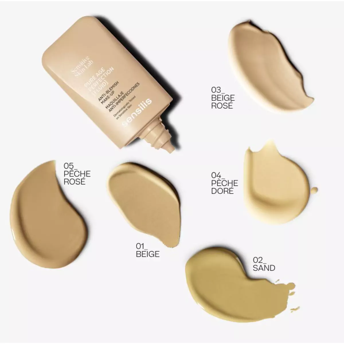 Себорегулюючий та матуючий флюїд Sensilis Pure Age Perfection MAKE-UP