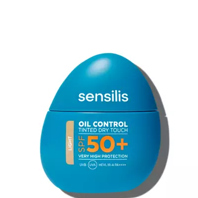Сонцезахисний крем із сухим фінішем Sensilis Oil Control 50+ Light