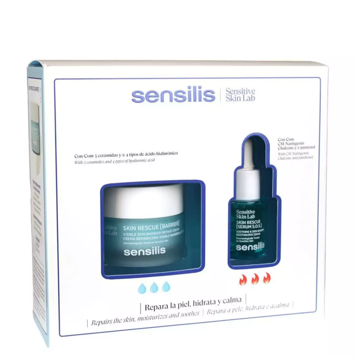Набір для відновлення чутливої шкіри Sensilis Pack Skin Rescue Barrier