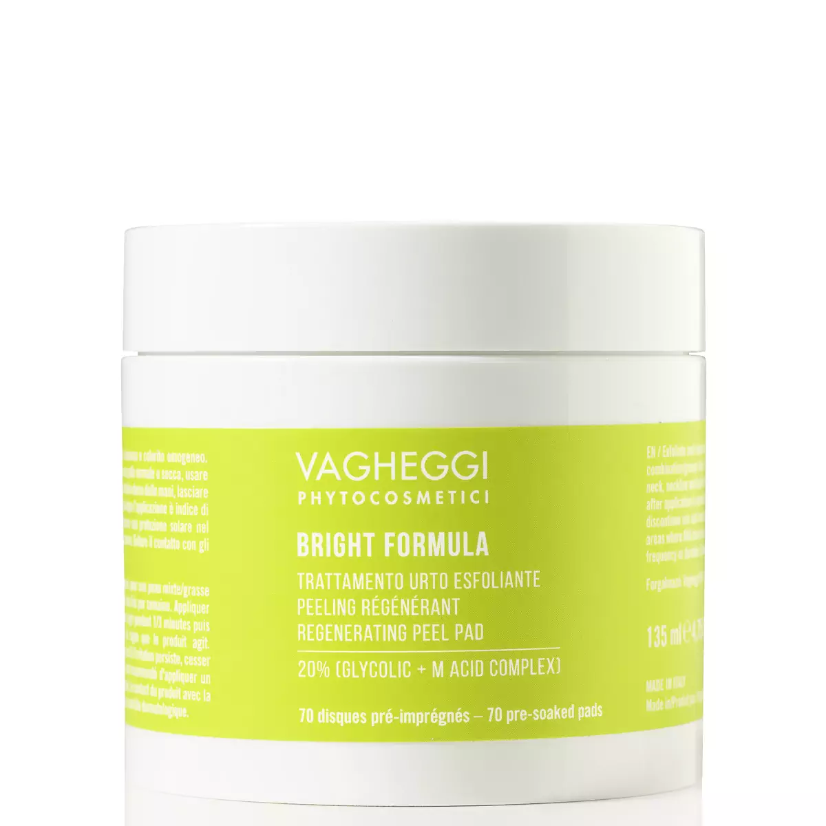 Пилинг-диски 20% Vagheggi Bright Formula Regenerating Peel Pad
