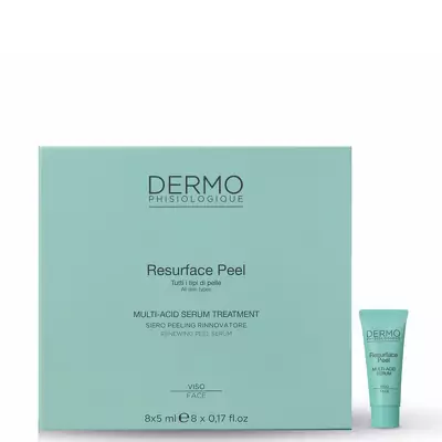 Мультикислотная лечебная сыворотка для пилинга лица Dermophisiologique Resurface Peel Multi-Acid Serum Treatment
