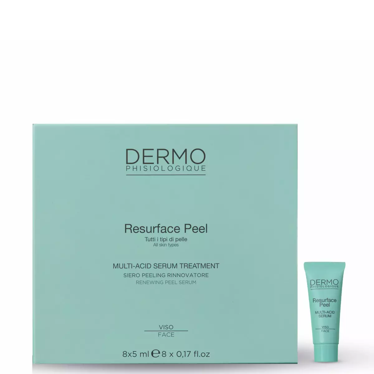 Мультикислотная лечебная сыворотка для пилинга лица Dermophisiologique Resurface Peel Multi-Acid Serum Treatment
