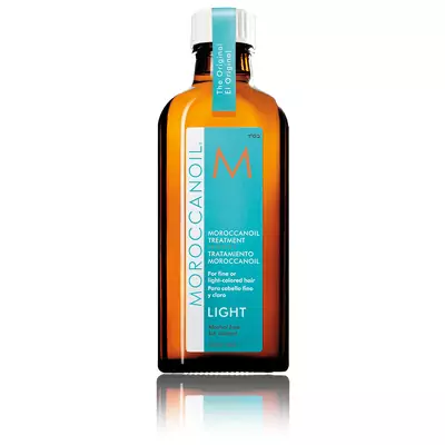 Відновлююча олія для тонкого або фарбованого волосся Moroccanoil Hair Treatment Light