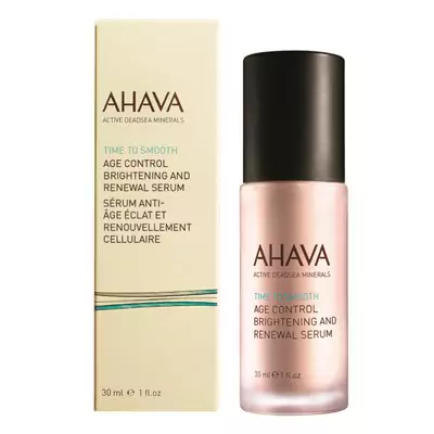 Нічна сироватка, що відновлює, вирівнює тон шкіри Ahava Age Control Brightening and Renewal Serum