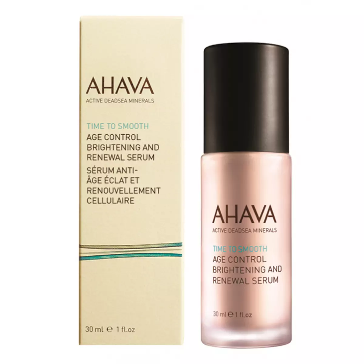 Нічна сироватка, що відновлює, вирівнює тон шкіри Ahava Age Control Brightening and Renewal Serum