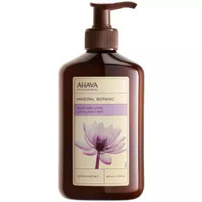 Ніжне молочко для тіла лотос/солодкий каштан Ahava Mineral Botanic Body Lotion Lotus