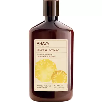 М'який крем для душу ананас/персик Ahava Mineral Botanic Cream Wash Pineapple and White Peach