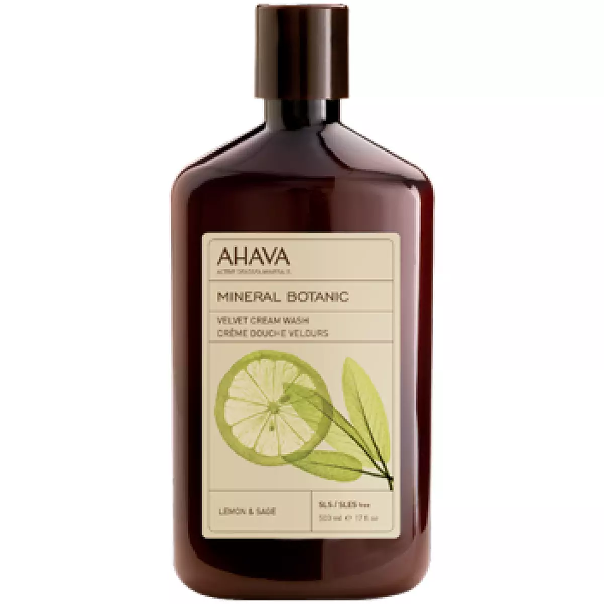 М\'який крем для душу лимон/шавлія Ahava Mineral Botanic Cream Wash Lemon Sage