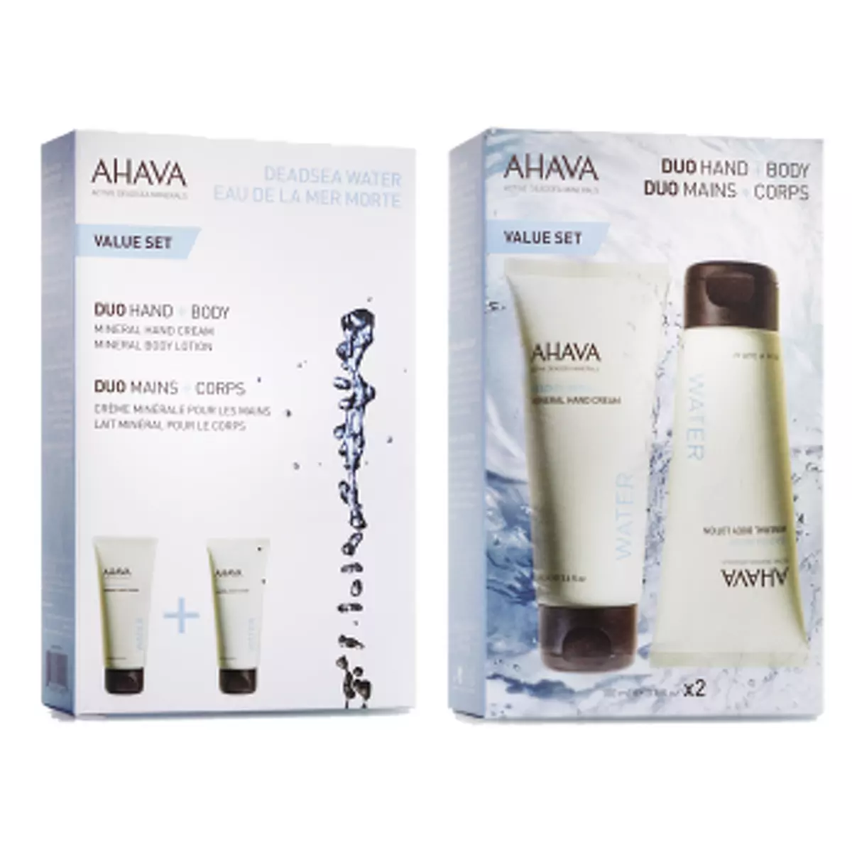 Набір Дует зволожуючий (руки та тіло) Ahava Kit Duo Water Hand / Body