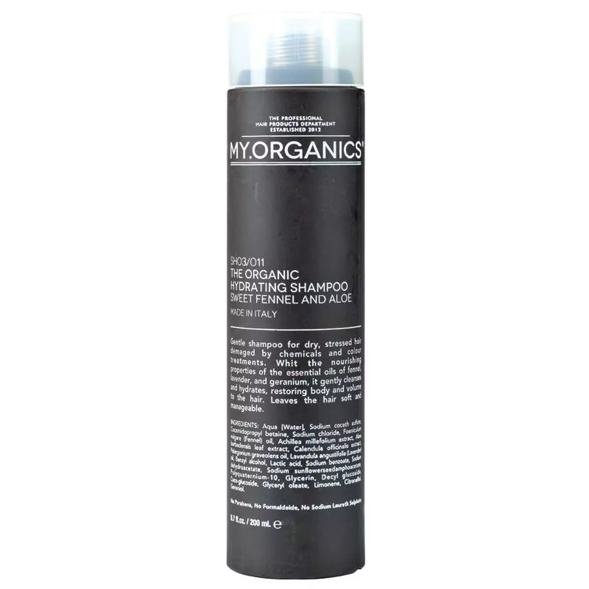 Увлажняющий шампунь My.Organics My Hydrating Shampoo with Sweet Fennel and Avocado