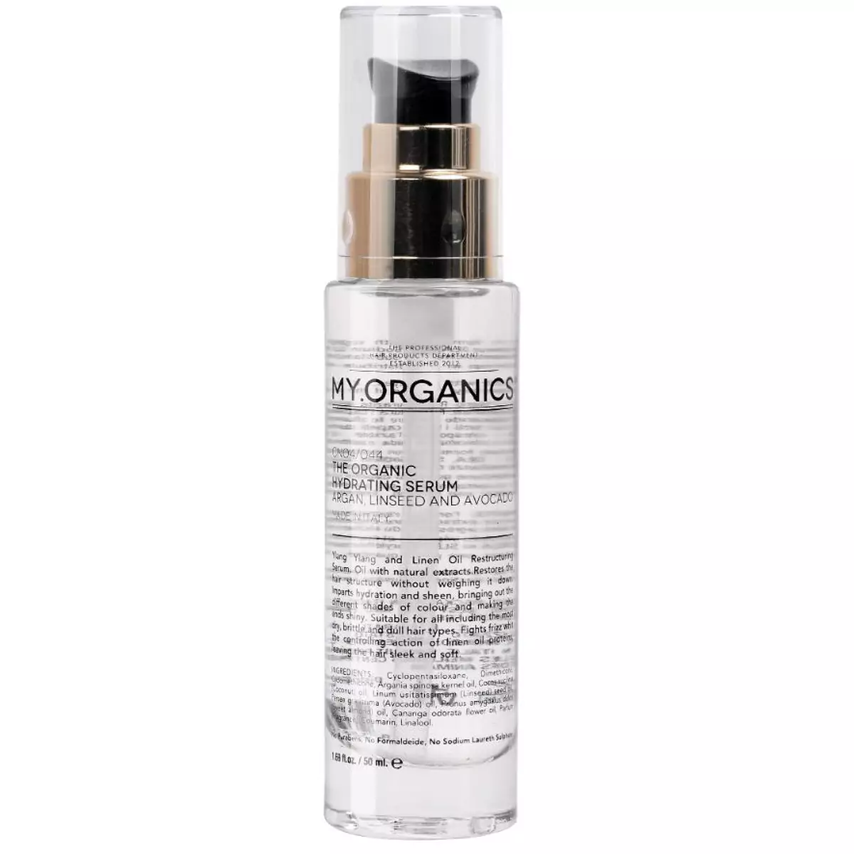 Увлажняющая, восстанавливающая структуру волос сыворотка My.Organics My Hydrating Serum