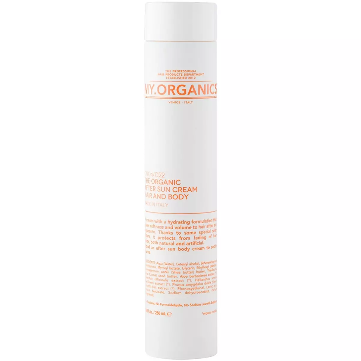 Крем для волос и тела после солнечных ванн My.Organics My.Tan Cream Hair and Body After Sun