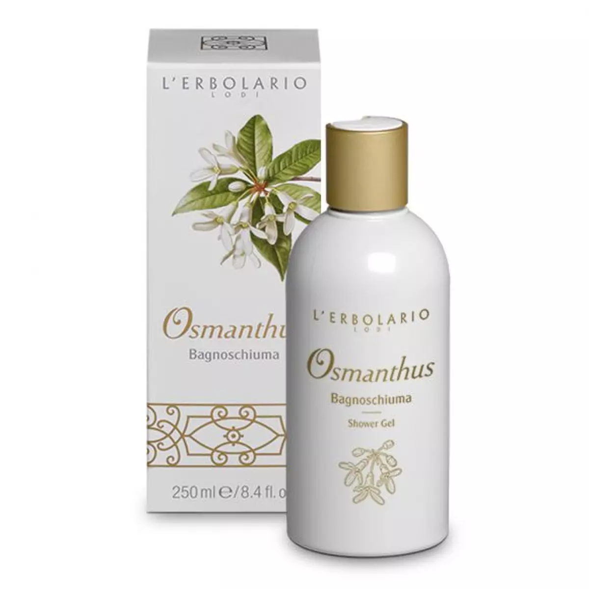 Пена для ванны- гель для душа Османтус L\'Erbolario Osmanthus Bagnoschiuma