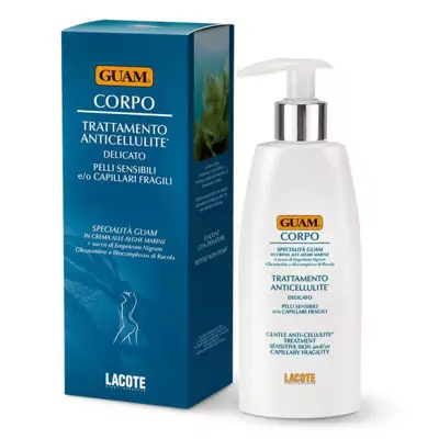 Крем антицелюлітний для чутливої шкіри з тендітними капілярами Guam Corpo Trattamento Anticellulite Delicato - 14040