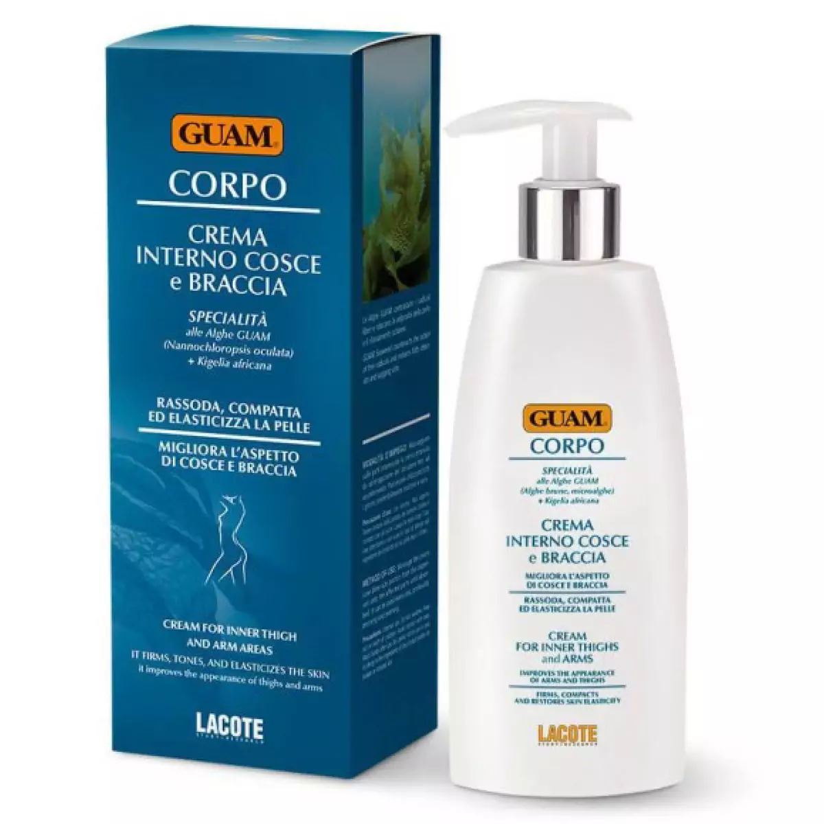 Крем подтягивающий для внутренней поверхности бедер и рук Guam Crema Interno Cosce e Braccia - 14058