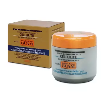 Антицеллюлитная маска для чувствительной кожи с хрупкими капиллярами Guam Fanghi d'alga Pelli Sensibili - 11102