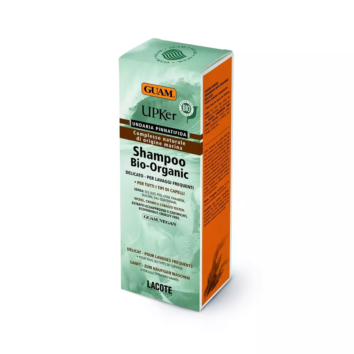 Деликатный шампунь для частого использования Guam Shampoo Bio-Organic Delicato