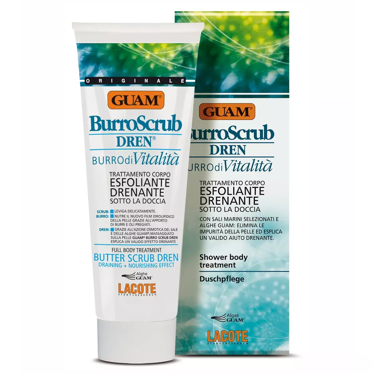 Олія-Пілінг з дренажним ефектом Guam Burro Scrub Dren