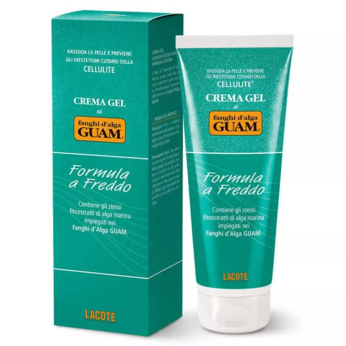 Подтягивающий антицеллюлитный гель Холодная Формула Guam Crema Gel ai Fanghi dAlga a Freddo - 11052