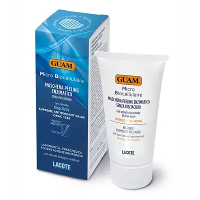 Мікробіоклітинна очищуюча ензимна маска-пілінг для обличчя Guam Micro Biocellulaire Maschera Peeling Enzimatico