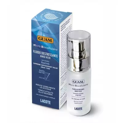 Мікробіоклітинна сироватка-антистрес для контуру очей Guam Micro Biocellulaire Fluido Destressante Borse Occhi