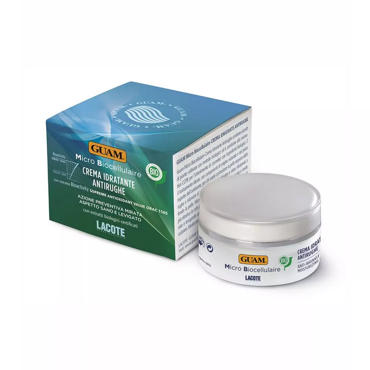 Микробиоклеточный лифтинг - крем противовозрастного действия Guam Micro Biocellulaire Crema Idratante Antirughe