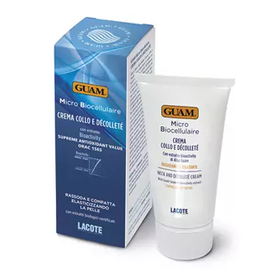 Микробиоклеточный крем для шеи и зоны декольте Guam Micro Biocellulaire Crema Collo e Decollete