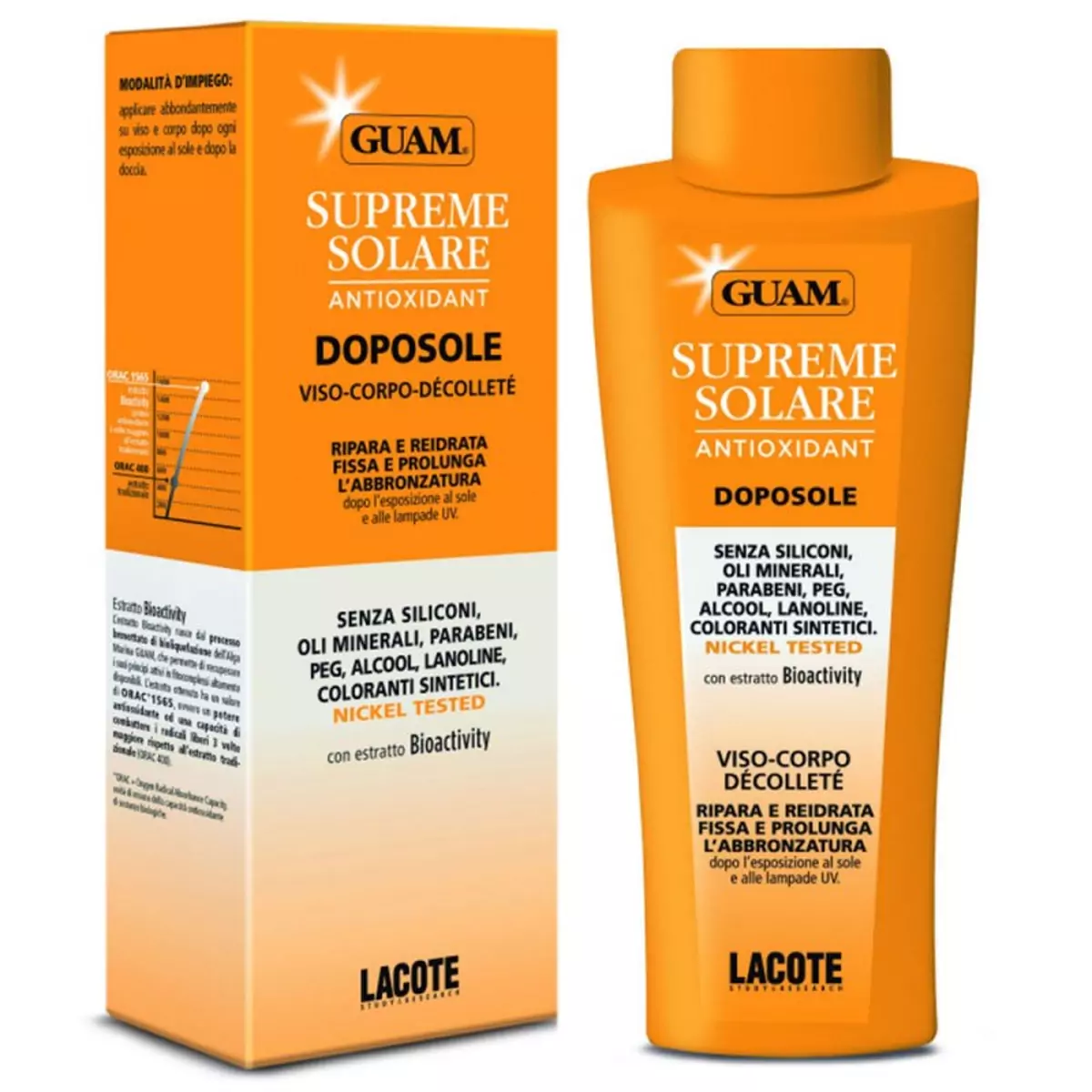 Крем після засмаги з антиоксидантною дією Guam Supreme Solare Doposole