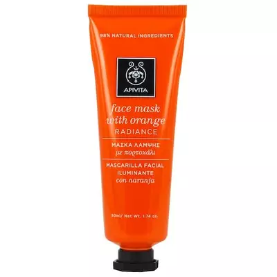 Маска для обличчя Сяйво з апельсином Apivita Radiance Face Mask with Orange