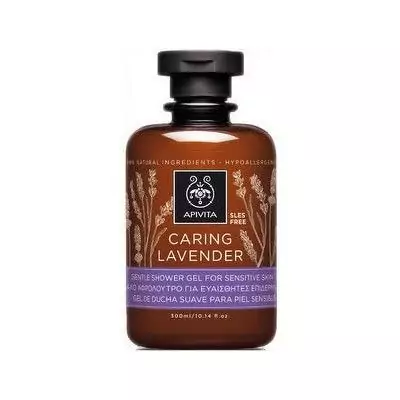 Делікатний гель для душу Лаванда Apivita Caring Lavender Shower Gel For Sensitive Skin